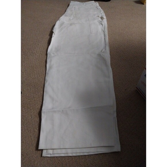 Keystone Painter Pants VTG  Workwear White Color Wide Tool Pockets, 40x34 - Picture 5 of 13